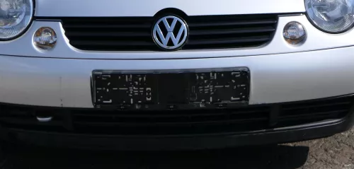 VW Lupo 6x Stoßstange vorne Frontstoßstange Stoßfänger silber LA7W (180896)