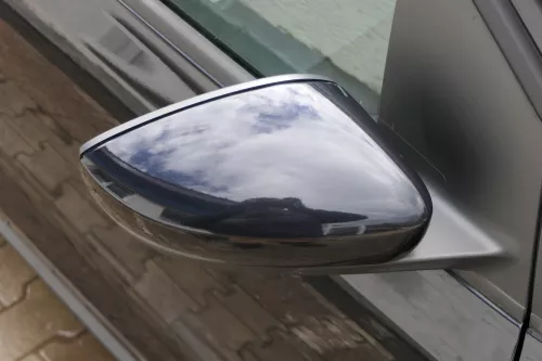 VW Polo 6R 6C elektrischer Spiegel Außenspiegel rechts außen schwarz LC9X (180932)