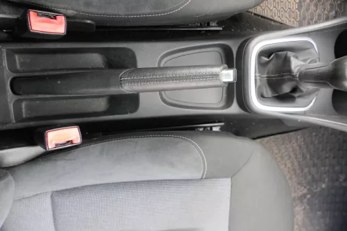 VW Polo 6R 6C Handbremse Feststellbremse Handbremshebel schwarz Leder schwarz