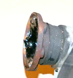 VW Golf 4 BAD Flanschwelle Flansch an Getriebe 02T409343A links  HHN GJD FVH