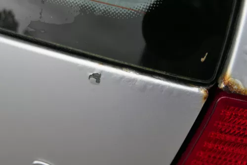 Golf 4 Bora Kombi Variant Heckklappe Klappe Scheibe silber LA7W ohneAnbau Dellen (180993)