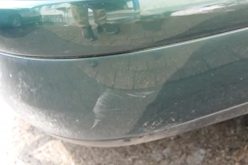 VW Golf 4 Bora Kombi Stoßstange hinten Heckstoßstange Stoßfänger grün LC6M (181041)