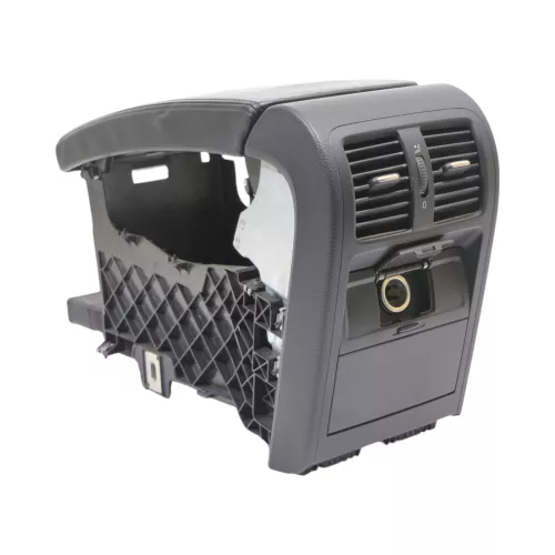 VW Passat 3C Mittelarmlehne Armlehne Fach Deckel Leder schwarz (181060)