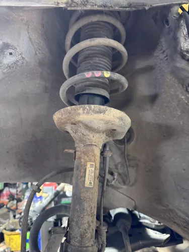 1x Stück VW Golf 4 Beetle A3 Stoßdämpfer Federbein Feder vorne 1J0413031BH (181066)