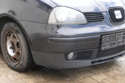 Seat Arosa 6H Stoßstange Frontstoßstange vorne schwarz L041 Facelift + Grill (181077)