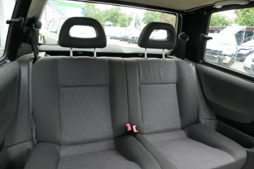 VW Lupo Seat Arosa Sitz Rückbank Sitzfläche für Kopfstützen schwarz