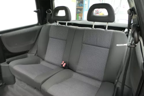 VW Lupo Seat Arosa Sitz Rückbank Sitzfläche für Kopfstützen schwarz (181094)