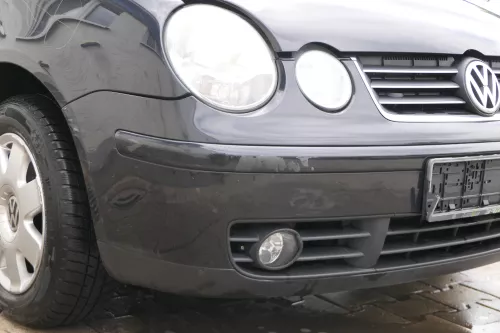 VW Polo 9N Stoßstange Frontstoßstange vorne schwarz LC9Z (181105)