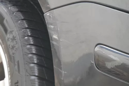 VW Polo 9N Stoßstange Frontstoßstange vorne schwarz LC9Z (181105)