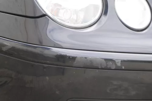 VW Polo 9N Stoßstange Frontstoßstange vorne schwarz LC9Z (181105)