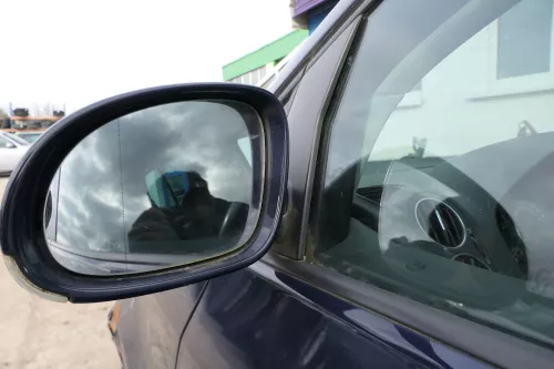 Golf 5 5M Plus elektrischer Spiegel Außenspiegel links Blinker blau LA5G (181136)