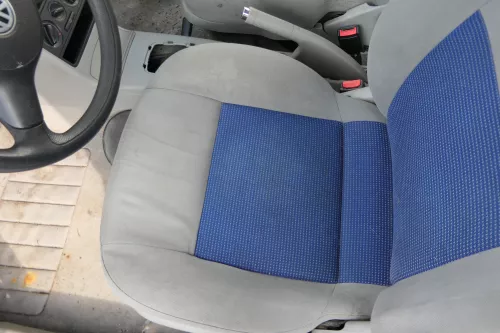 Arosa Lupo Sitz vorne links Fahrersitz Höhenverstellung grau blau (181174)