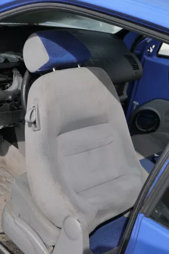 Arosa Lupo Sitz vorne links Fahrersitz Höhenverstellung grau blau (181174)