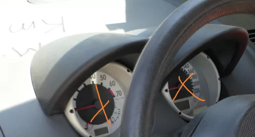 VW Lupo Tachoabdeckung Abdeckung Tacho Verkleidung 6X1858291A