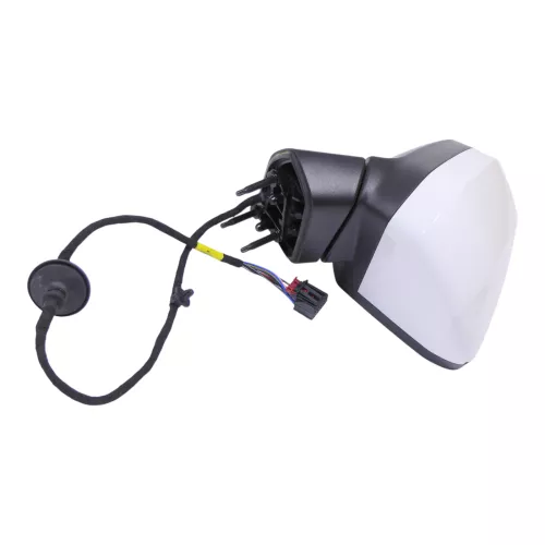 Q2 GA 81A Spiegel Außenspiegel rechts weiß LY9C anklappbar elektrisch +Glas  AZ1 (181188)