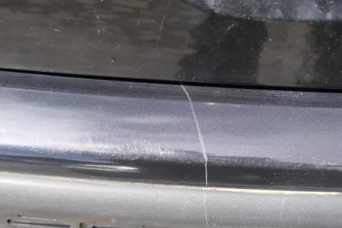 VW Polo 9N 9N3 Stoßstange Heckstoßstange hinten schwarz L041 (181214)