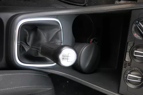 Polo 6R 6C Schaltknauf Schaltsack Schaltknüppel schwarz 5-Gang Leder  TOUR (181263)