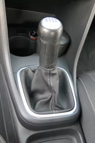 Polo 6R 6C Schaltknauf Schaltsack Schaltknüppel schwarz 5-Gang Leder  TOUR (181263)