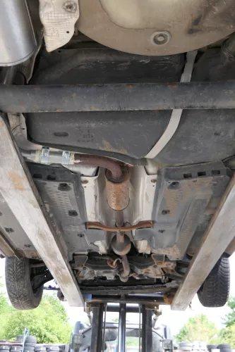 VW Polo 6R Auspuff Endschalldämpfer hinten + Mittelschalldämpfer (181274)