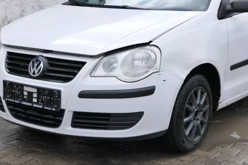 VW Polo 9N3 Stoßstange vorne Frontstoßstange Stoßfänger weiß LB9A (181297)