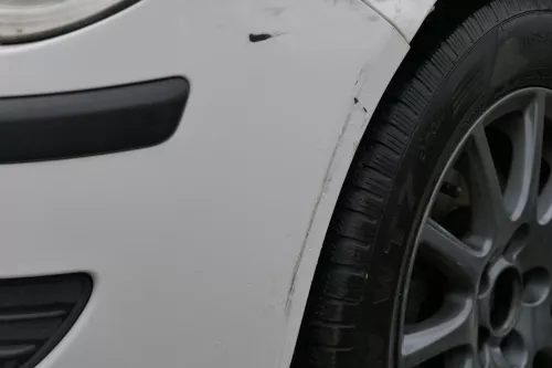 VW Polo 9N3 Stoßstange vorne Frontstoßstange Stoßfänger weiß LB9A (181297)