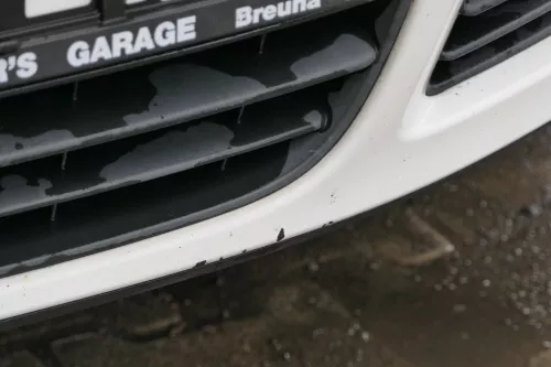 VW Polo 9N3 Stoßstange vorne Frontstoßstange Stoßfänger weiß LB9A (181297)