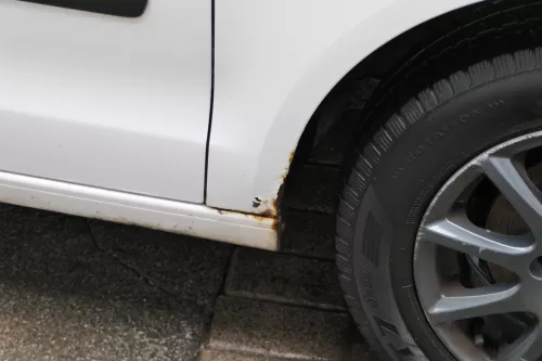 VW Polo 9N3 Kotflügel vorne rechts weiß LB9A (181298)