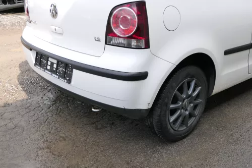 VW Polo 9N 9N3 Stoßstange Heckstoßstange hinten weiß LB9A (181303)