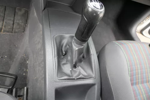 VW Polo 9N 9N3 Schaltknauf Schaltsack Schaltung Schaltknüppel 6Q1711113F schwarz (181311)