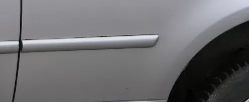 Lupo NUR Zierleiste Leiste Abdeckung Seite Seitenteil links hinten silber LA7W