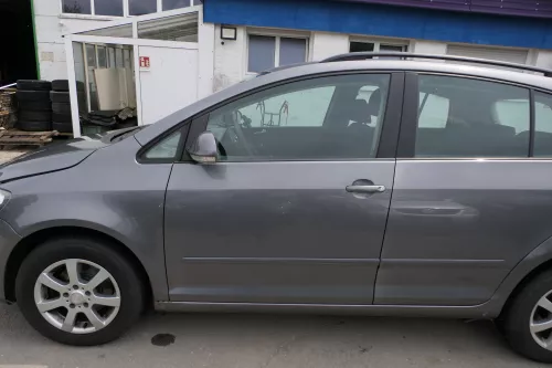 VW Golf Plus 5M Türblatt Tür vorne links Fahrertür grau LA7T + Rahmen