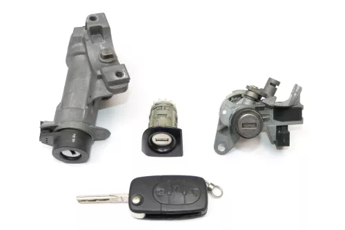 Audi A4 B6 8E Schloßsystem Türschloß +2x Schlüssel Schloß Tü Zündschloß Heckschl (181419)