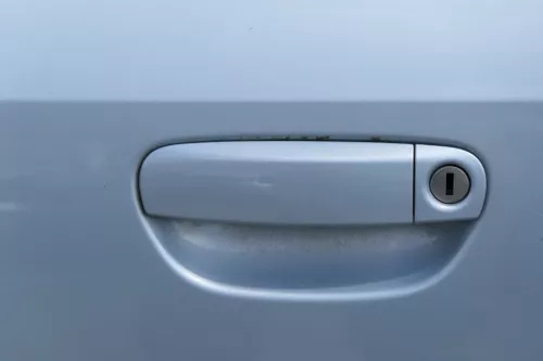 Audi A4 B6 8E nur Türblatt Tür vorne links Fahrertür blau LY7R Kombi+Limo (181467)