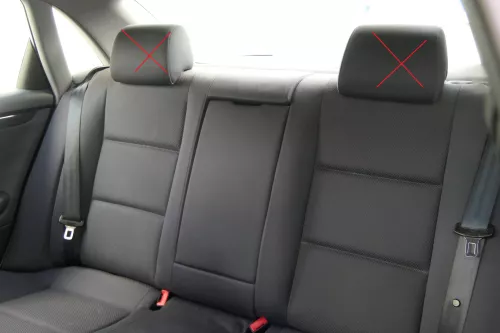 Audi A4 B6 B7 8E Limousine Sitz Rückbank hinten schwarz umklappbar blau maritim