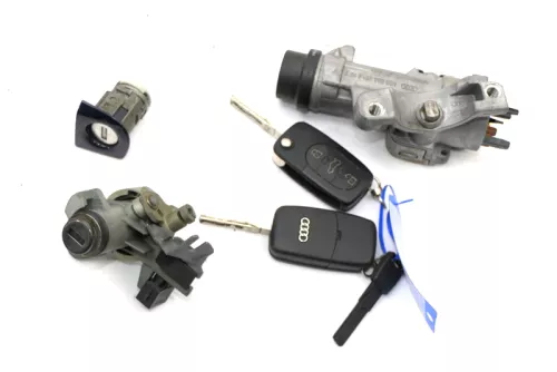 Audi A4 B6 8E Schloßsystem Türschloß +2x Schlüssel Schloß Tü Zündschloß Heckschl (181505)