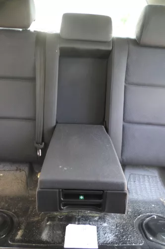 A4 B6 B7 8E Avant Sitz Rückbank Rücksitzbank hinten schwarz teilbar +Kopfstützen (181519)