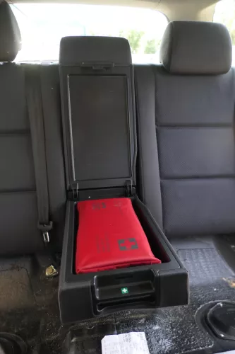 A4 B6 B7 8E Avant Sitz Rückbank Rücksitzbank hinten schwarz teilbar +Kopfstützen (181519)