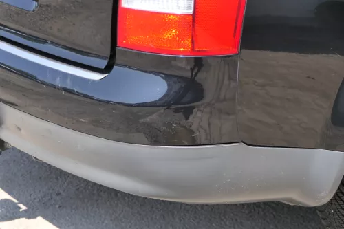 Audi A4 8E B6 Kombi Avant Stoßstange hinten mit Spoiler schwarz LY9B (181527)