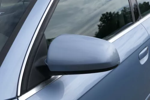 Audi A4 B6 8E B7 Spiegel Außenspiegel links elektrisch verstellbar blau LY5J