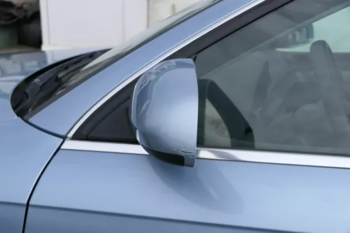 Audi A4 B6 8E B7 Spiegel Außenspiegel links elektrisch verstellbar blau LY5J (181536)