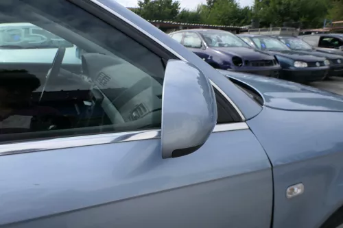 Audi A4 B6 B7 8E Spiegel Außenspiegel rechts elektrisch verstellbar blau LY5J (181548)