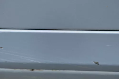 A4 B7 8E NUR Zierleiste Leiste Abdeckung Tür vorne links unten blau LY5J (181551)