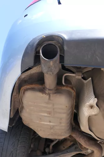 Audi A4 8E B7 Auspuff Endschalldämpfer Endtopf ALT Benziner