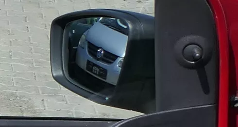 VW Up Spiegel Außenspiegel links mechanisch manuell verstellbar schwarz (181597)