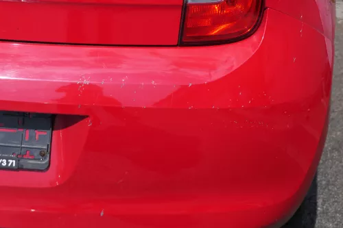 Skoda Citigo Stoßstange hinten Heckstoßstange rot LY3D (181602)