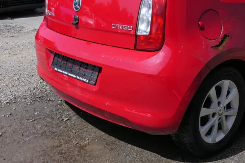 Skoda Citigo Stoßstange hinten Heckstoßstange rot LY3D (181602)
