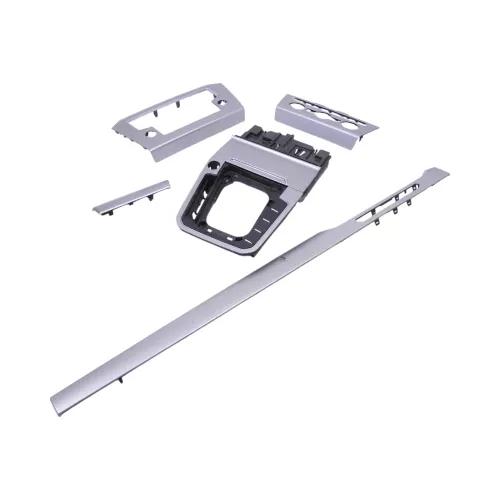 Passat 3C B8 3G Mittelkonsole Verkleidung Klappe Abdeckung Dekor Tür silber grey