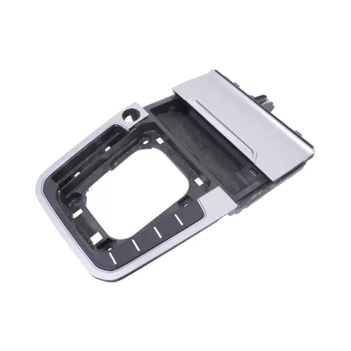 Passat 3C B8 3G Mittelkonsole Verkleidung Klappe Abdeckung Dekor Tür silber grey (181689)