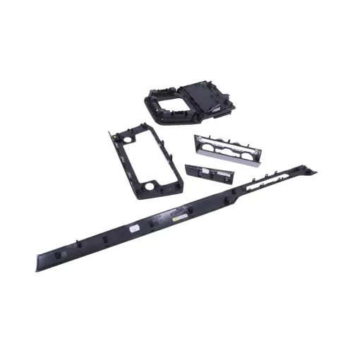 Passat 3C B8 3G Mittelkonsole Verkleidung Klappe Abdeckung Dekor Tür silber grey (181689)