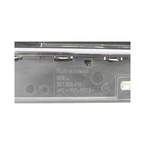 VW Passat 3C B8 3G Lüftungsdüse Düse Lüftung vorne rechts / mitte schwarz alu (181715)